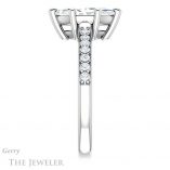 Marquise Cut Forever One Moissanite Engagement Ring #GTJ1206-marquise-fb-w 3 Marquise Cut Forever Brilliant Moissanite Engagement Ring #GTJ1206-marquise-fb-w