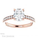 Oval Shaped Forever One Moissanite Engagement Ring #GTJ1206-oval-fo-r 1 Oval Shaped Forever One Moissanite Engagement Ring #GTJ1206-oval-fo-r