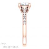 Oval Shaped Forever One Moissanite Engagement Ring #GTJ1206-oval-fo-r 3 Oval Shaped Forever One Moissanite Engagement Ring #GTJ1206-oval-fo-r