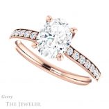 Oval Shaped Forever One Moissanite Engagement Ring #GTJ1206-oval-fo-r 5 Oval Shaped Forever One Moissanite Engagement Ring #GTJ1206-oval-fo-r