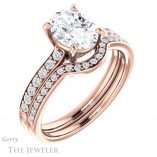 Oval Shaped Forever One Moissanite Engagement Ring #GTJ1206-oval-fo-r 6 Oval Shaped Forever One Moissanite Engagement Ring #GTJ1206-oval-fo-r