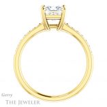 Princess Cut Forever One Moissanite Engagement Ring #GTJ1206-square-fo-y 2 Princess Cut Forever One Moissanite Engagement Ring #GTJ1206-square-fo-y