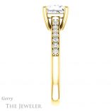 Princess Cut Forever One Moissanite Engagement Ring #GTJ1206-square-fo-y 3 Princess Cut Forever One Moissanite Engagement Ring #GTJ1206-square-fo-y