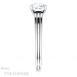 Cushion Cut Forever One Moissanite Engagement Ring #GTJ1207-cushion-fo-w