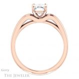 Emerald Cut Forever Brilliant Moissanite Engagement Ring #GTJ1207-emerald-fb-r