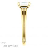 Emerald Cut Forever Brilliant Moissanite Engagement Ring #GTJ1207-emerald-fb-y