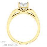 Princess Cut Forever One Moissanite Engagement Ring #GTJ1207-square-fo-y 2 Princess Cut Forever One Moissanite Engagement Ring #GTJ1207-square-fo-y