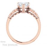 Heart Shaped Forever One Moissanite Engagement Ring #GTJ1208-heart-fb-r 2 Heart Shaped Forever Brilliant Moissanite Engagement Ring #GTJ1208-heart-fb-r