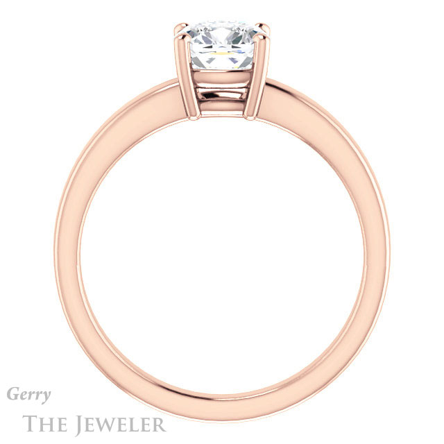 Cushion Cut Forever One Moissanite Engagement Ring #GTJ1211-cushion-fo-r