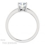 Cushion Cut Forever One Moissanite Engagement Ring #GTJ1211-cushion-fo-w