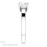 Cushion Cut Forever One Moissanite Engagement Ring #GTJ1211-cushion-fo-w