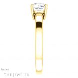Cushion Cut Forever One Moissanite Engagement Ring #GTJ1211-cushion-fo-y 3 Cushion Cut Forever One Moissanite Engagement Ring #GTJ1211-cushion-fo-y