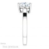 Heart Shaped Forever Brilliant Moissanite Engagement Ring #GTJ1211-heart-fb-w