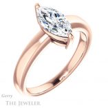 Marquise Cut Forever Brilliant Moissanite Engagement Ring #GTJ1211-marquise-fb-r
