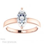 Marquise Cut Forever Brilliant Moissanite Engagement Ring #GTJ1211-marquise-fb-r