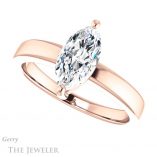 Marquise Cut Forever Brilliant Moissanite Engagement Ring #GTJ1211-marquise-fb-r