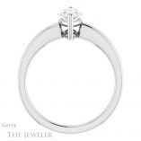 Marquise Cut Forever One Moissanite Engagement Ring #GTJ1211-marquise-fb-w 2 Marquise Cut Forever Brilliant Moissanite Engagement Ring #GTJ1211-marquise-fb-w