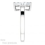 Marquise Cut Forever One Moissanite Engagement Ring #GTJ1211-marquise-fb-w 3 Marquise Cut Forever Brilliant Moissanite Engagement Ring #GTJ1211-marquise-fb-w