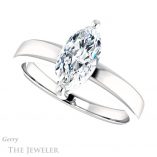 Marquise Cut Forever One Moissanite Engagement Ring #GTJ1211-marquise-fb-w 5 Marquise Cut Forever Brilliant Moissanite Engagement Ring #GTJ1211-marquise-fb-w