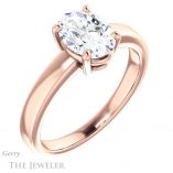 Oval Shaped Forever One Moissanite Engagement Ring #GTJ1211-oval-fo-r 4 Oval Shaped Forever One Moissanite Engagement Ring #GTJ1211-oval-fo-r