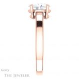Oval Shaped Forever One Moissanite Engagement Ring #GTJ1211-oval-fo-r 3 Oval Shaped Forever One Moissanite Engagement Ring #GTJ1211-oval-fo-r