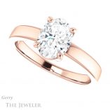 Oval Shaped Forever One Moissanite Engagement Ring #GTJ1211-oval-fo-r 5 Oval Shaped Forever One Moissanite Engagement Ring #GTJ1211-oval-fo-r