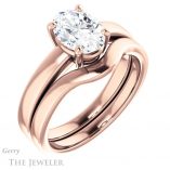 Oval Shaped Forever One Moissanite Engagement Ring #GTJ1211-oval-fo-r 6 Oval Shaped Forever One Moissanite Engagement Ring #GTJ1211-oval-fo-r