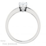 Pear Shaped Forever One Moissanite Engagement Ring #GTJ1211-pear-fb-w 2 Pear Shaped Forever Brilliant Moissanite Engagement Ring #GTJ1211-pear-fb-w