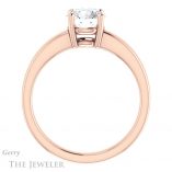 Round Cut Forever One Moissanite Engagement Ring #GTJ1211-round-fo-r 2 Round Cut Forever One Moissanite Engagement Ring #GTJ1211-round-fo-r