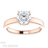 Round Cut Forever One Moissanite Engagement Ring #GTJ1211-round-fo-r 1 Round Cut Forever One Moissanite Engagement Ring #GTJ1211-round-fo-r