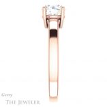 Round Cut Forever One Moissanite Engagement Ring #GTJ1211-round-fo-r 3 Round Cut Forever One Moissanite Engagement Ring #GTJ1211-round-fo-r