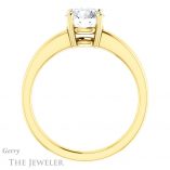 Round Cut Forever One Moissanite Engagement Ring #GTJ1211-round-fo-y 2 Round Cut Forever One Moissanite Engagement Ring #GTJ1211-round-fo-y