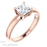 Princess Cut Forever One Moissanite Engagement Ring #GTJ1211-square-fo-r 4 Princess Cut Forever One Moissanite Engagement Ring #GTJ1211-square-fo-r