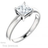 Princess Cut Forever One Moissanite Engagement Ring #GTJ1211-square-fo-w