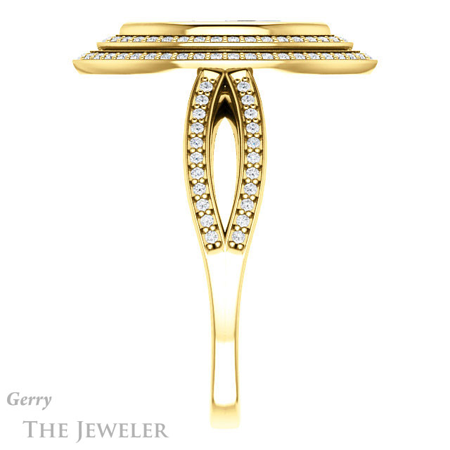 Marquise Cut Forever One Moissanite Engagement Ring #GTJ1212-marquise-fb-y | Gerry The Jeweler Marquise Cut Forever Brilliant Moissanite Engagement Ring #GTJ1212-marquise-fb-y