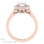 Emerald Cut Forever One Moissanite Engagement Ring #GTJ1213-emerald-fb-r 2 Emerald Cut Forever Brilliant Moissanite Engagement Ring #GTJ1213-emerald-fb-r