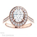 Oval Shaped Forever One Moissanite Engagement Ring #GTJ1213-oval-fo-r 1 Oval Shaped Forever One Moissanite Engagement Ring #GTJ1213-oval-fo-r