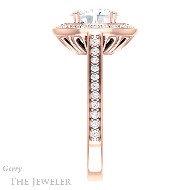 Oval Shaped Forever One Moissanite Engagement Ring #GTJ1213-oval-fo-r 3 Oval Shaped Forever One Moissanite Engagement Ring #GTJ1213-oval-fo-r