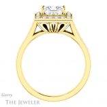 Princess Cut Forever One Moissanite Engagement Ring #GTJ1213-square-fo-y