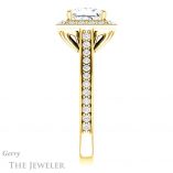 Princess Cut Forever One Moissanite Engagement Ring #GTJ1213-square-fo-y