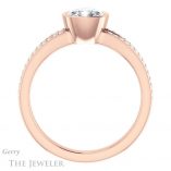 Cushion Cut Forever One Moissanite Engagement Ring #GTJ1214-cushion-fo-r 2 Cushion Cut Forever One Moissanite Engagement Ring #GTJ1214-cushion-fo-r