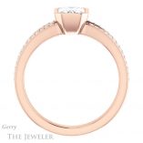 Emerald Cut Forever One Moissanite Engagement Ring #GTJ1214-emerald-fb-r 2 Emerald Cut Forever Brilliant Moissanite Engagement Ring #GTJ1214-emerald-fb-r