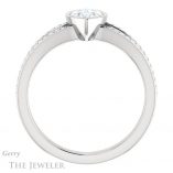 Marquise Cut Forever Brilliant Moissanite Engagement Ring #GTJ1214-marquise-fb-w