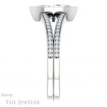 Marquise Cut Forever Brilliant Moissanite Engagement Ring #GTJ1214-marquise-fb-w