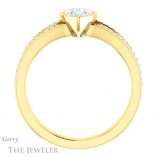 Marquise Cut Forever Brilliant Moissanite Engagement Ring #GTJ1214-marquise-fb-y