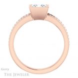 Princess Cut Forever One Moissanite Engagement Ring #GTJ1214-square-fo-r