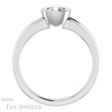 Cushion Cut Forever One Moissanite Engagement Ring #GTJ1216-cushion-fo-w