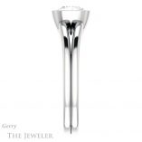 Cushion Cut Forever One Moissanite Engagement Ring #GTJ1216-cushion-fo-w