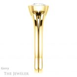Cushion Cut Forever One Moissanite Engagement Ring #GTJ1216-cushion-fo-y
