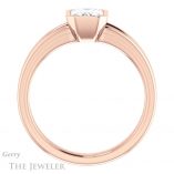 Emerald Cut Forever One Moissanite Engagement Ring #GTJ1216-emerald-fb-r 2 Emerald Cut Forever Brilliant Moissanite Engagement Ring #GTJ1216-emerald-fb-r